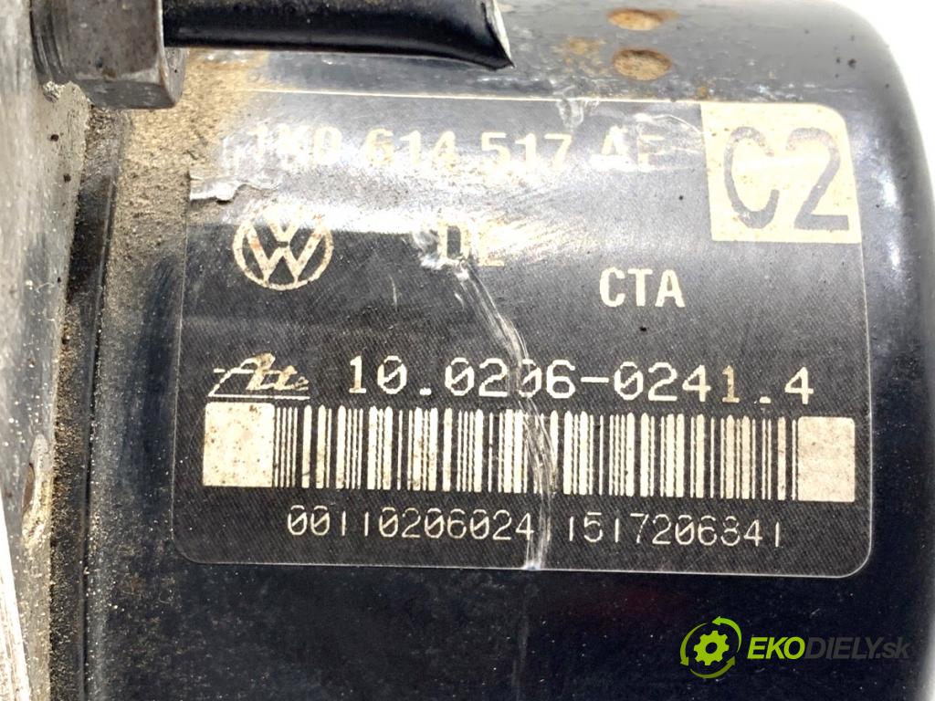 VW GOLF V (1K1) 2003 - 2010    2.0 TDI 103 kW [140 KM] olej napędowy 2004 - 2008  Pumpa ABS 1K0614517AF (Pumpa ABS)