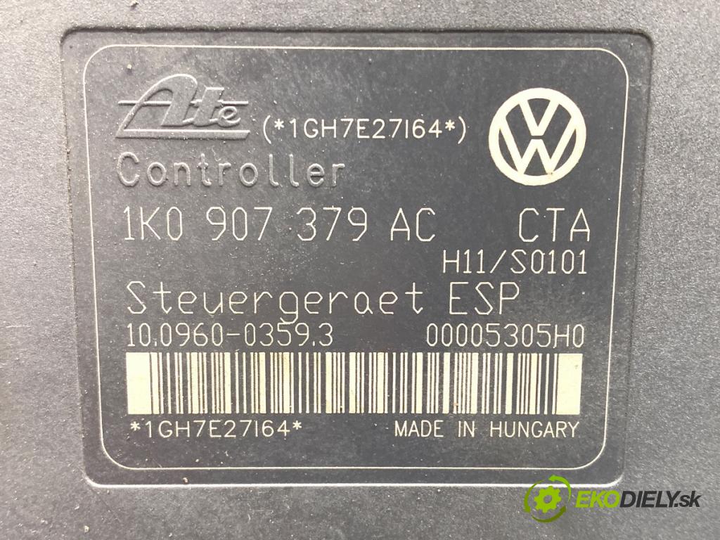 VW GOLF V (1K1) 2003 - 2010    2.0 TDI 103 kW [140 KM] olej napędowy 2004 - 2008  Pumpa ABS 1K0614517AF (Pumpa ABS)