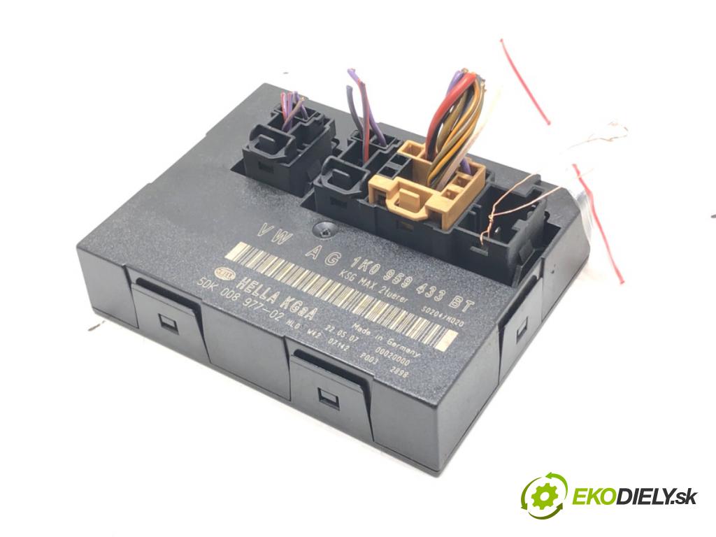 VW GOLF V (1K1) 2003 - 2010    2.0 TDI 103 kW [140 KM] olej napędowy 2004 - 2008  Modul komfortu 1K0959433B (Modul komfortu)