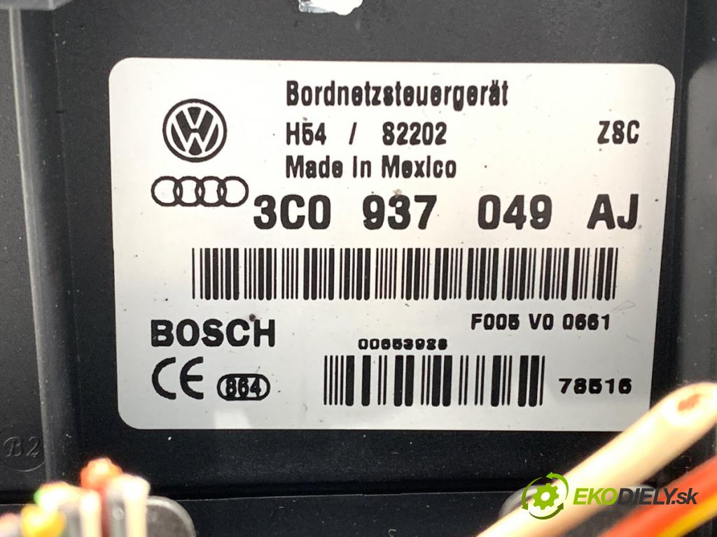 VW GOLF V (1K1) 2003 - 2010    2.0 TDI 103 kW [140 KM] olej napędowy 2004 - 2008  Modul BORDNETZ 3C0937049AJ (Riadiaca jednotka ostatné)