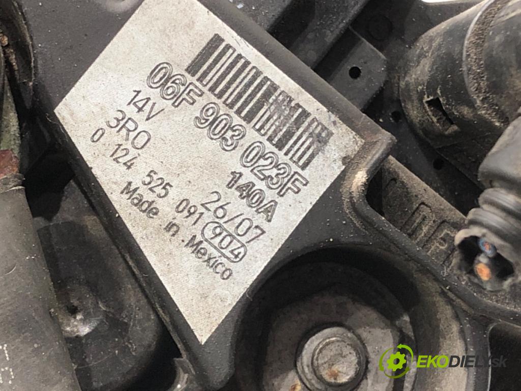 VW GOLF V (1K1) 2003 - 2010    2.0 TDI 103 kW [140 KM] olej napędowy 2004 - 2008  Alternátor 06F903023F (Alternátor)