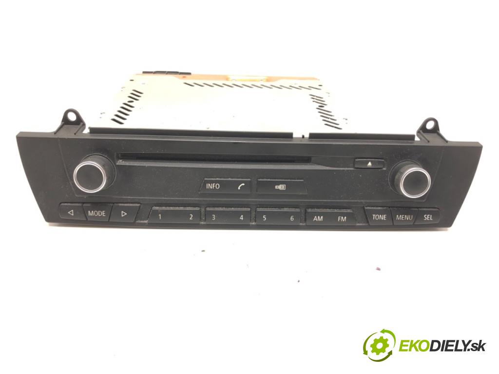 BMW X3 (E83) 2003 - 2011    xDrive 18 d 100 kW [136 KM] olej napędowy 2009 - 2011  RADIO 9205286 (Audio zariadenie)