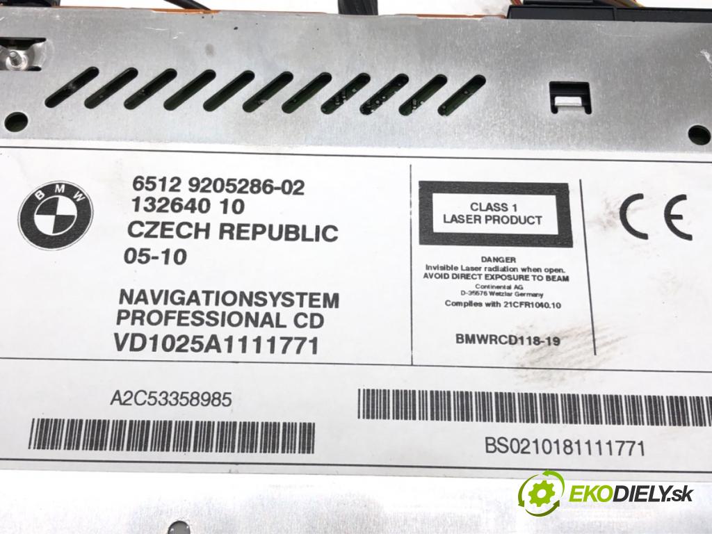 BMW X3 (E83) 2003 - 2011    xDrive 18 d 100 kW [136 KM] olej napędowy 2009 - 2011  RADIO 9205286 (Audio zariadenie)