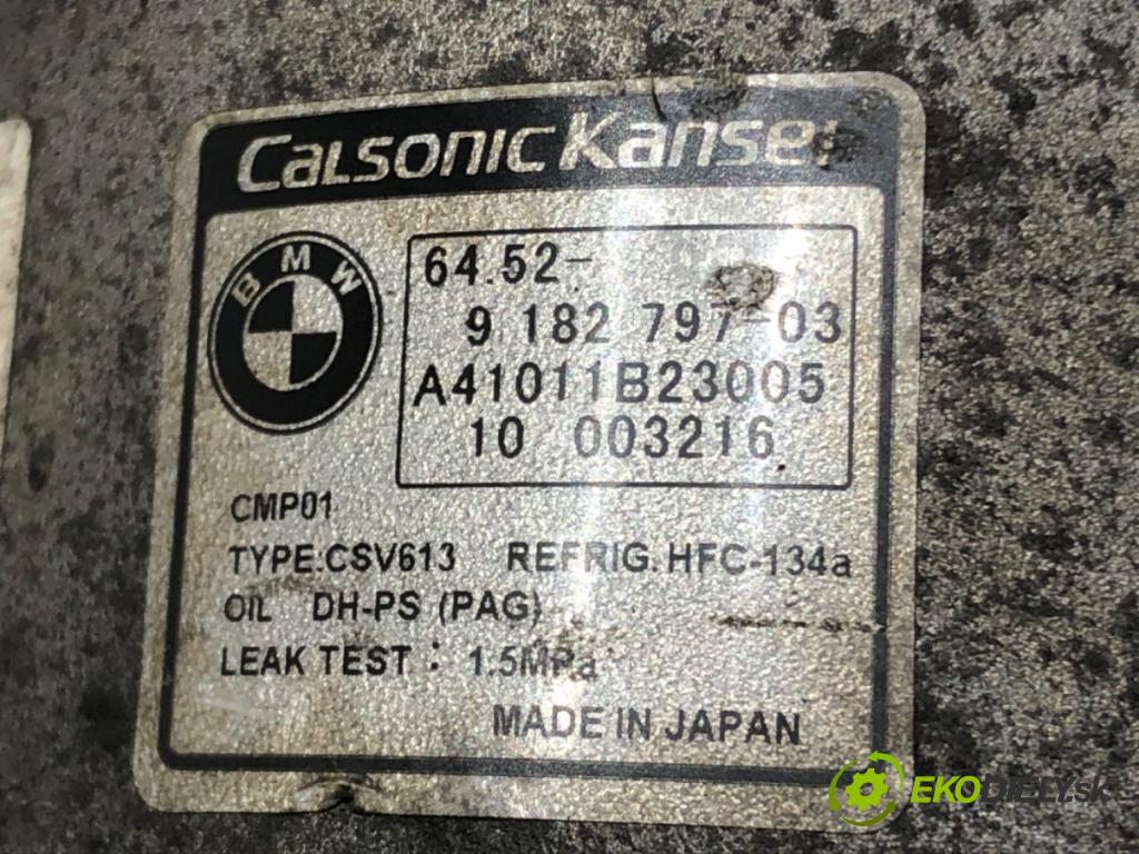 BMW X3 (E83) 2003 - 2011    xDrive 18 d 100 kW [136 KM] olej napędowy 2009 - 2011  Kompresor klimatizácie 9182797 (Kompresor klimatizácie)