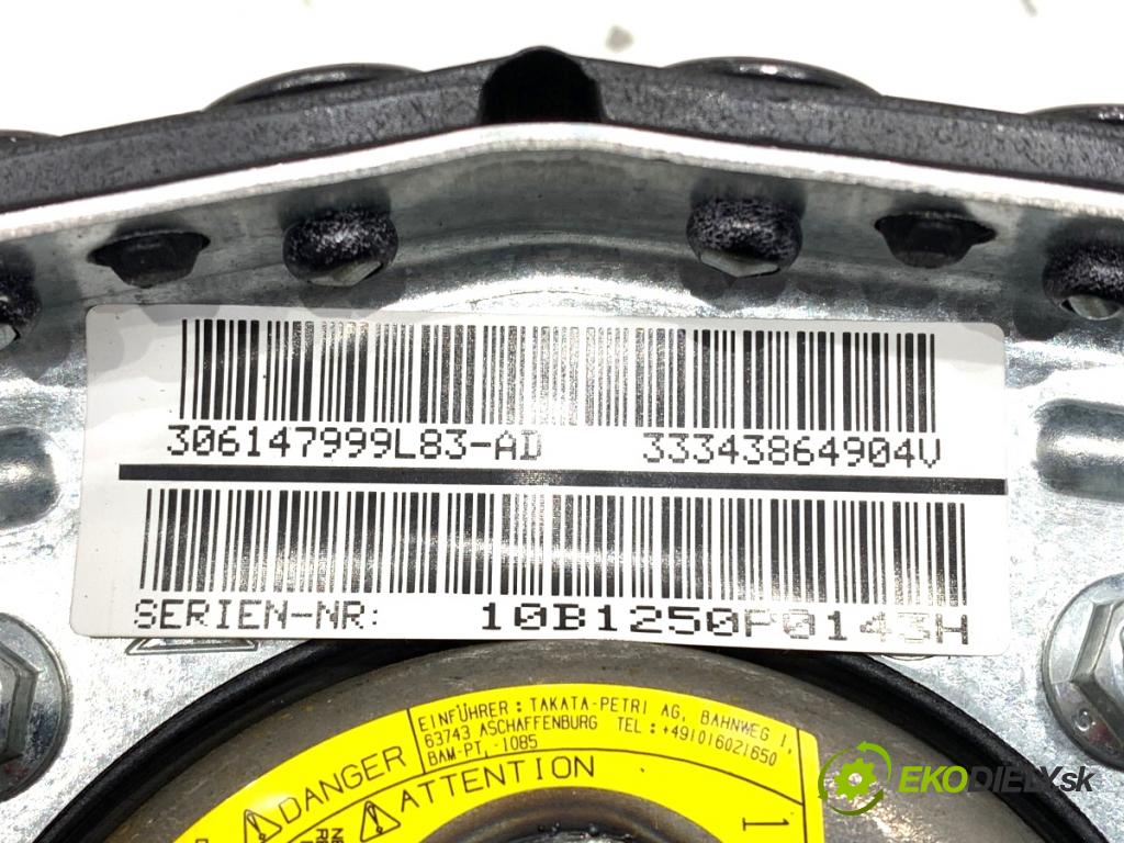BMW X3 (E83) 2003 - 2011    xDrive 18 d 100 kW [136 KM] olej napędowy 2009 - 2011  AirBag volantu  (Airbag)