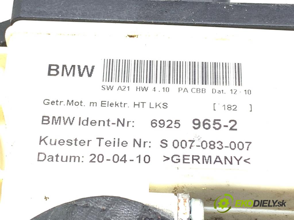 BMW X3 (E83) 2003 - 2011    xDrive 18 d 100 kW [136 KM] olej napędowy 2009 - 2011  mechanismus okna levý zadní část 3448251