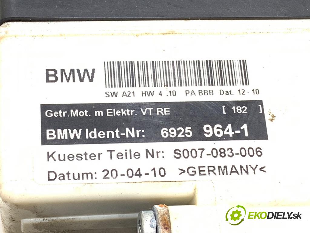 BMW X3 (E83) 2003 - 2011    xDrive 18 d 100 kW [136 KM] olej napędowy 2009 - 2011  mechanismus okna pravý přední část 3448250