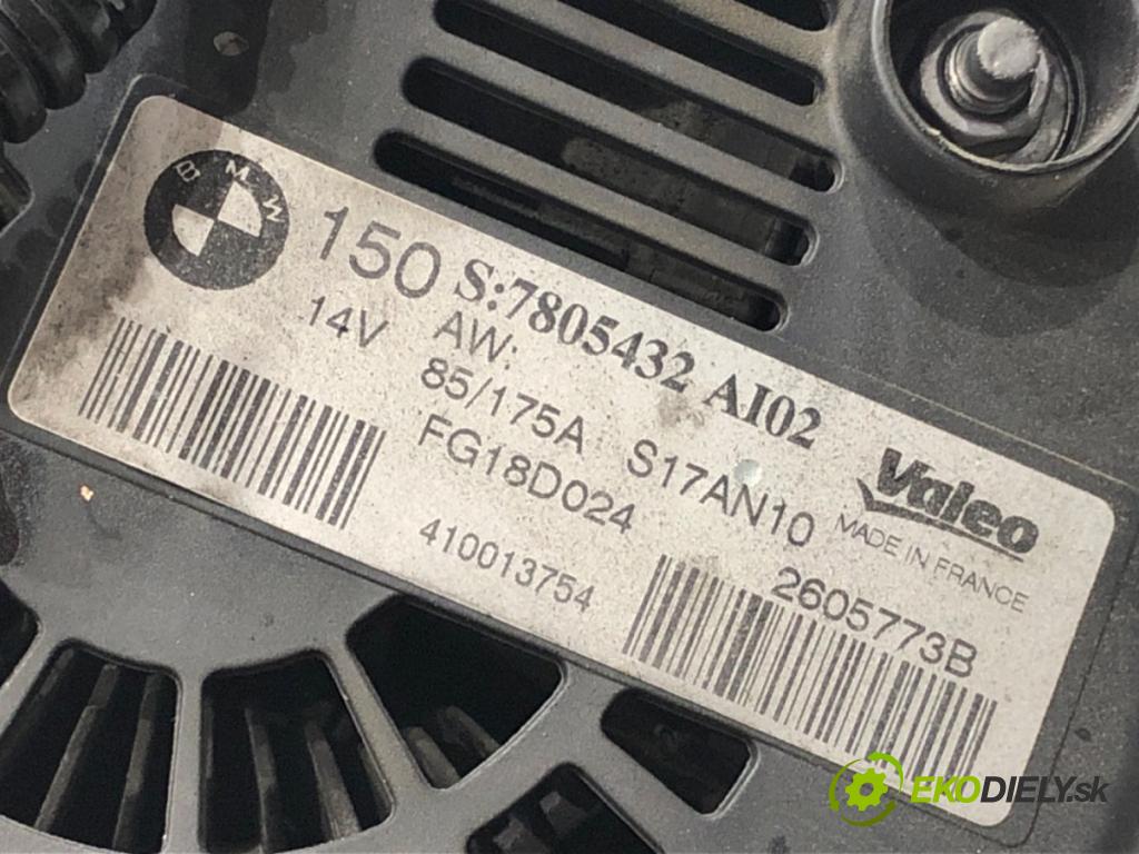 BMW X3 (E83) 2003 - 2011    xDrive 18 d 100 kW [136 KM] olej napędowy 2009 - 2011  Alternátor 7805432 (Alternátor)