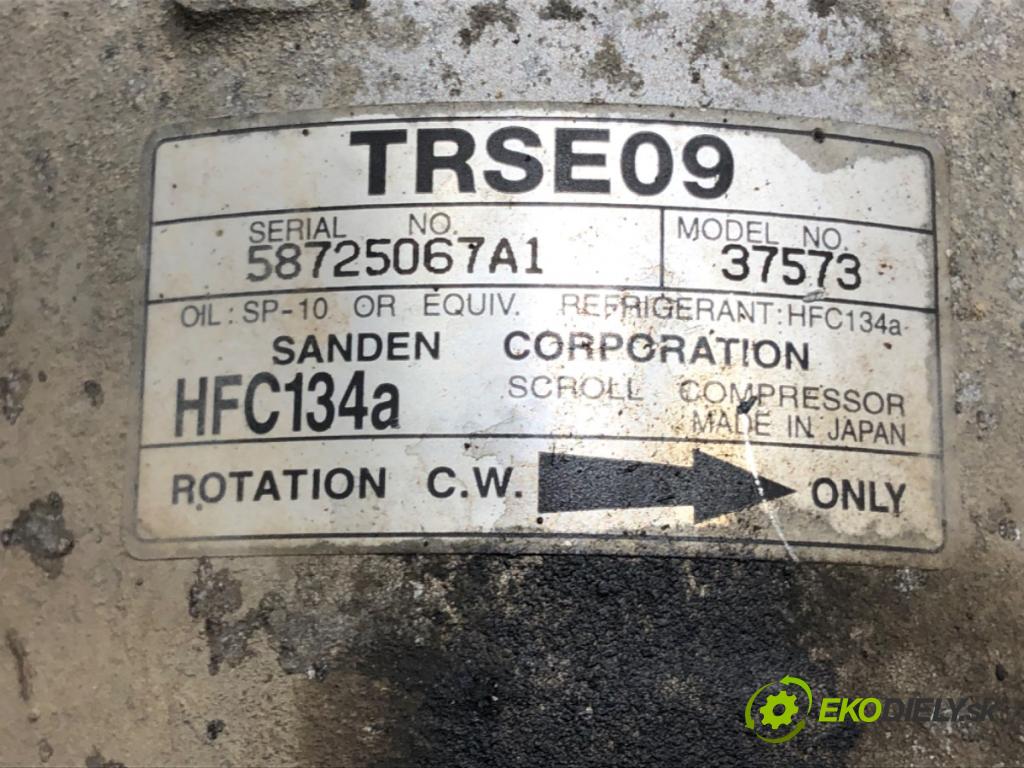 HONDA CR-V III (RE_) 2006 - 2022    2.0 i-VTEC (RE5, RE1) 110 kW [150 KM] benzyna 2007 - 2012  Kompresor klimatizácie TRSE09 HFC134A (Kompresor klimatizácie)