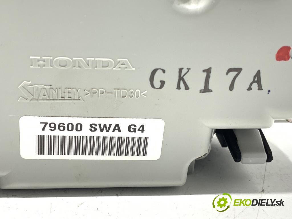 HONDA CR-V III (RE_) 2006 - 2022    2.0 i-VTEC (RE5, RE1) 110 kW [150 KM] benzyna 2007 - 2012  Panel ovládaní topení 79600-SWA-G4 (Ovládaní topení a přepínače)