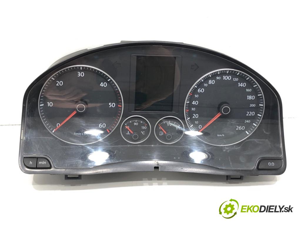 VW GOLF V (1K1) 2003 - 2010    2.0 TDI 103 kW [140 KM] olej napędowy 2004 - 2008  Prístrojovka 1K0920874B (Prístrojová doska, displej)