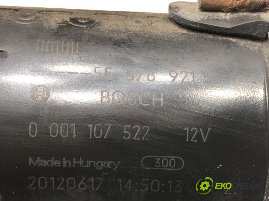 OPEL ASTRA J (P10) 2009 - 2015    1.4 Turbo (68) 103 kW [140 KM] benzyna 2009 - 2015  startér 55578921 0001107522 (Startéry)