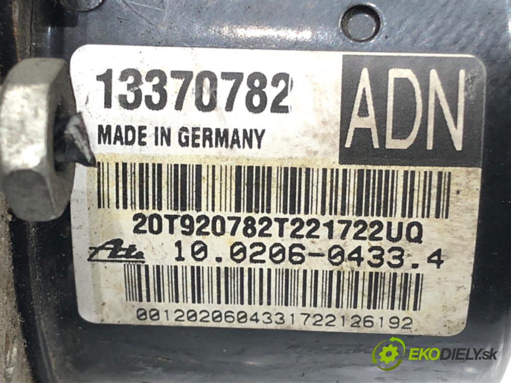 OPEL ASTRA J (P10) 2009 - 2015    1.4 Turbo (68) 103 kW [140 KM] benzyna 2009 - 2015  Pumpa ABS 13370782 (Pumpa ABS)