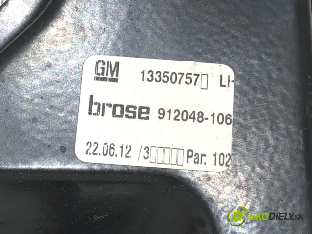 OPEL ASTRA J (P10) 2009 - 2015    1.4 Turbo (68) 103 kW [140 KM] benzyna 2009 - 2015  mechanismus okna levý přední část 13350757
