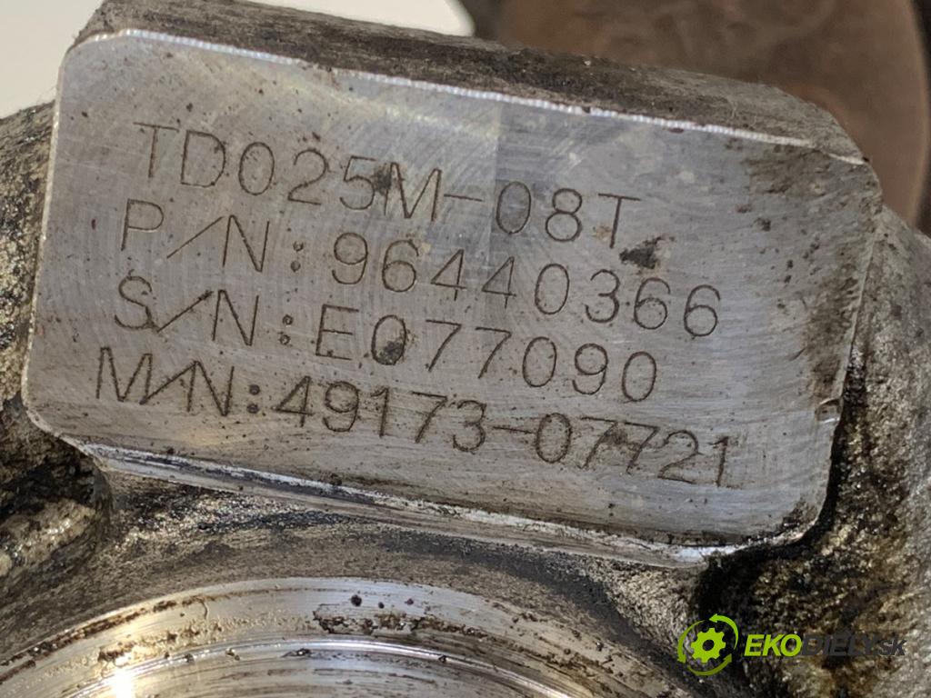 CHEVROLET LACETTI liftback 2007 89 kW 2.0 D 1991 turbo 49173-07721 96440366 (Turbodúchadla (kompletní))