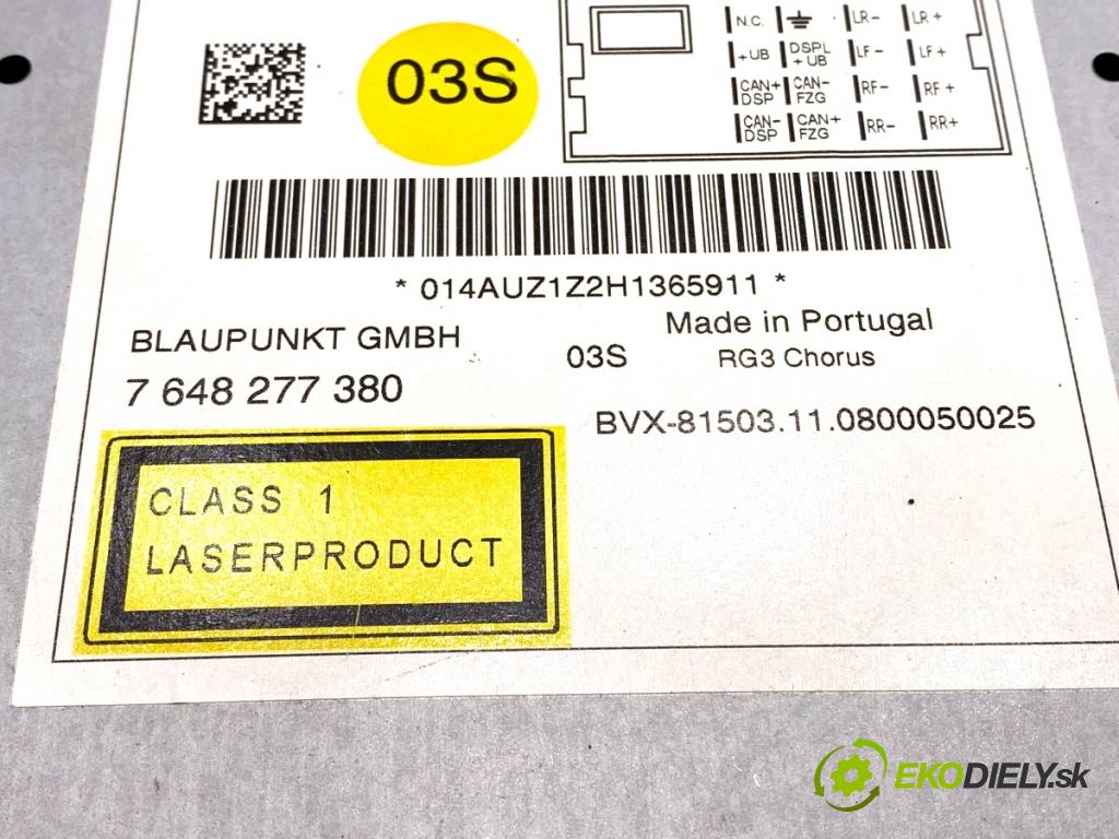 AUDI A4 B8 Avant (8K5) 2007 - 2015    1.8 TFSI 88 kW [120 KM] benzyna 2008 - 2015  RADIO 8T1035152A (Audio zariadenie)