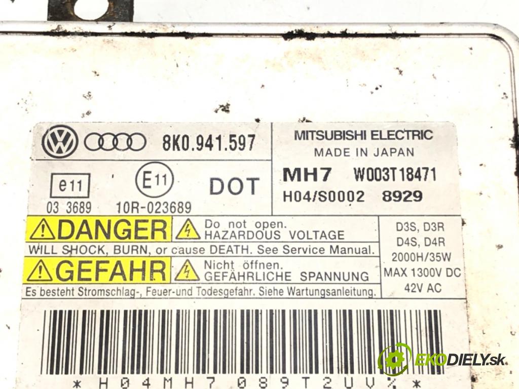 AUDI A4 B8 Avant (8K5) 2007 - 2015    1.8 TFSI 88 kW [120 KM] benzyna 2008 - 2015  Menič XENON 8K0941597 (Riadiaca jednotka xenónu)