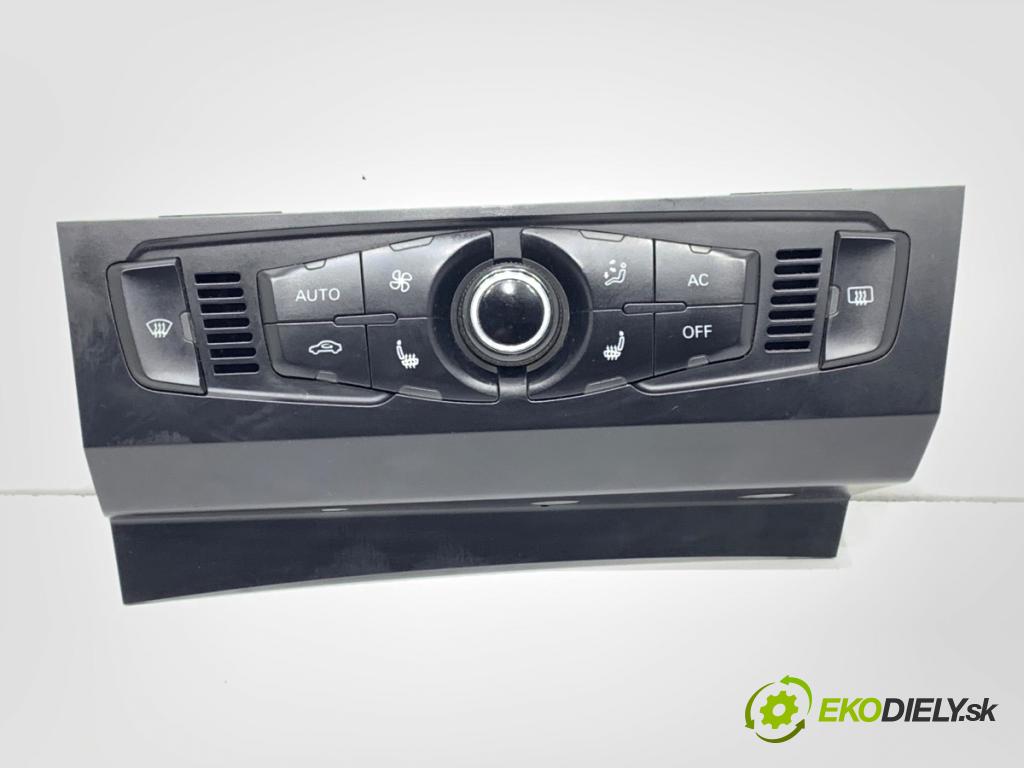 AUDI A4 B8 Avant (8K5) 2007 - 2015    1.8 TFSI 88 kW [120 KM] benzyna 2008 - 2015  Panel ovládania kúrenia 8T1820043AA (Prepínacie páčky pod volantom)
