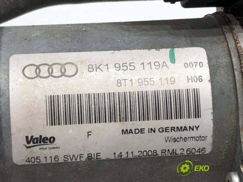 AUDI A4 B8 Avant (8K5) 2007 - 2015    1.8 TFSI 88 kW [120 KM] benzyna 2008 - 2015  Mechanizmus stieračov predný 8K1955119A (Motorček stieračov predný)