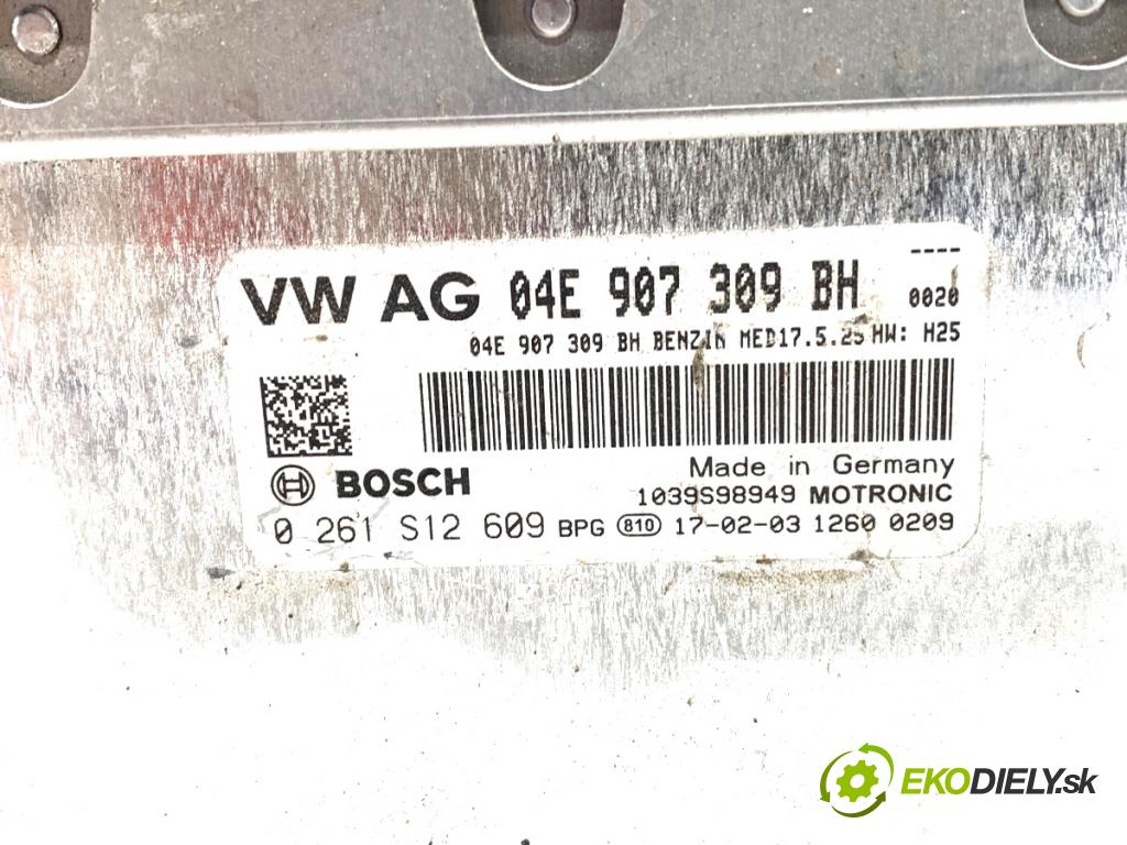 SKODA OCTAVIA III Kombi 2017 110 kW 1.4 TSI 1395 riadiaca jednotka Motor 04E907309BH (Riadiaca jednotka)