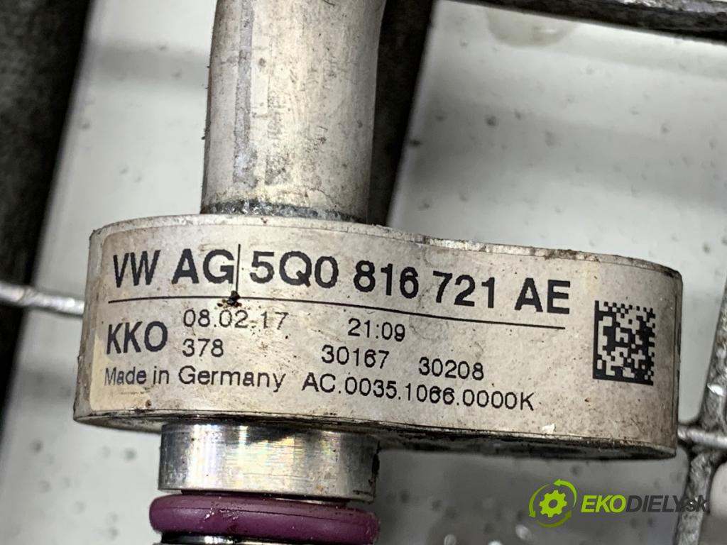SKODA OCTAVIA III Combi (5E5, 5E6) 2012 - 2022    1.4 TSI 110 kW [150 KM] benzyna 2014 - 2020  rúrka klimatizácie 5Q0816721AE (Rúrka klimatizácie)