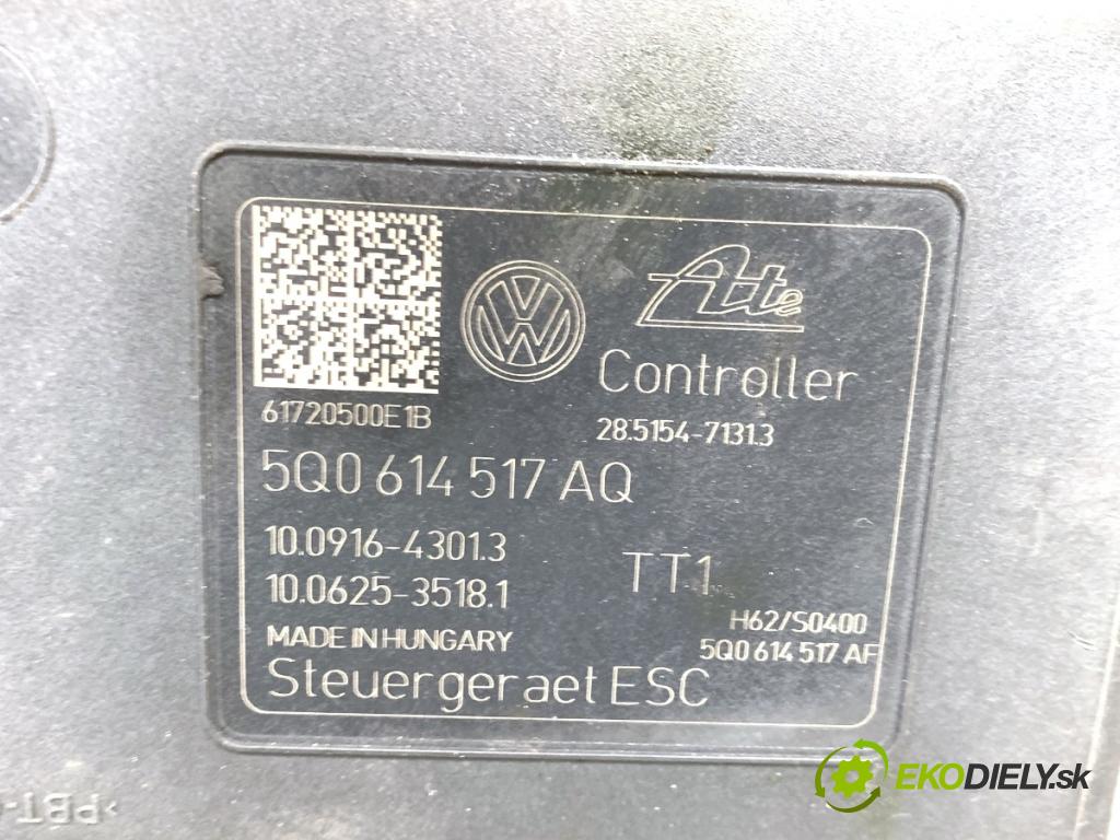 SKODA OCTAVIA III Kombi 2017 110 kW 1.4 TSI 1395 Pumpa ABS 5Q0614517AQ (Pumpa ABS)