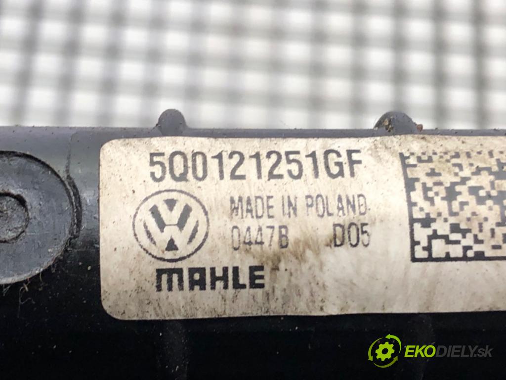 SKODA OCTAVIA III Kombi 2017 110 kW 1.4 TSI 1395 Chladič vody 5Q0121251GF (Chladič vody)