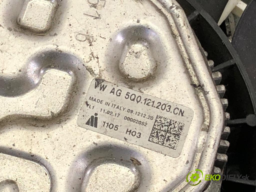 SKODA OCTAVIA III Combi (5E5, 5E6) 2012 - 2022    1.4 TSI 110 kW [150 KM] benzyna 2014 - 2020  Ventilátor chladiča 5Q0121203CN (Ventilátor)