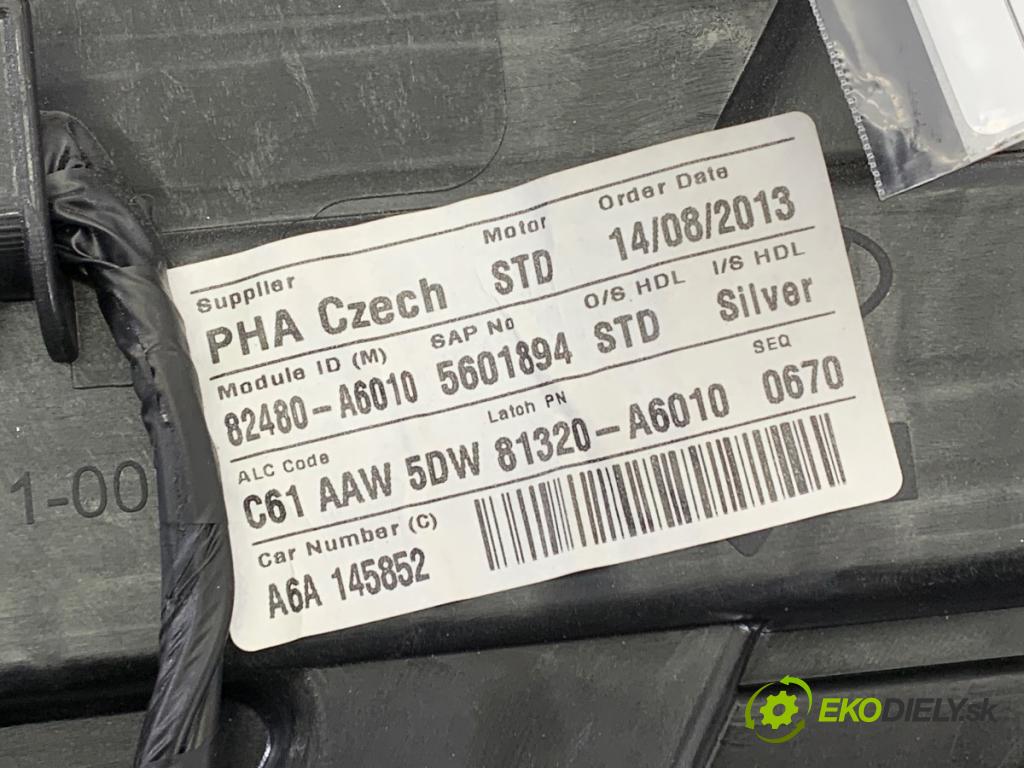 HYUNDAI i30 (GD) 2011 - 2022    1.6 88 kW [120 KM] benzyna 2012 - 2016  mechanismus okna pravý přední část 82480-A6010