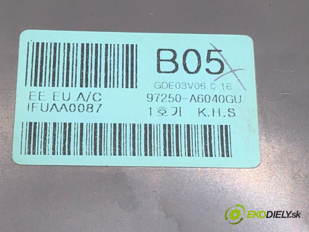HYUNDAI i30 (GD) 2011 - 2022    1.6 88 kW [120 KM] benzyna 2012 - 2016  Panel ovládania kúrenia 97250-A6040GU (Prepínacie páčky pod volantom)