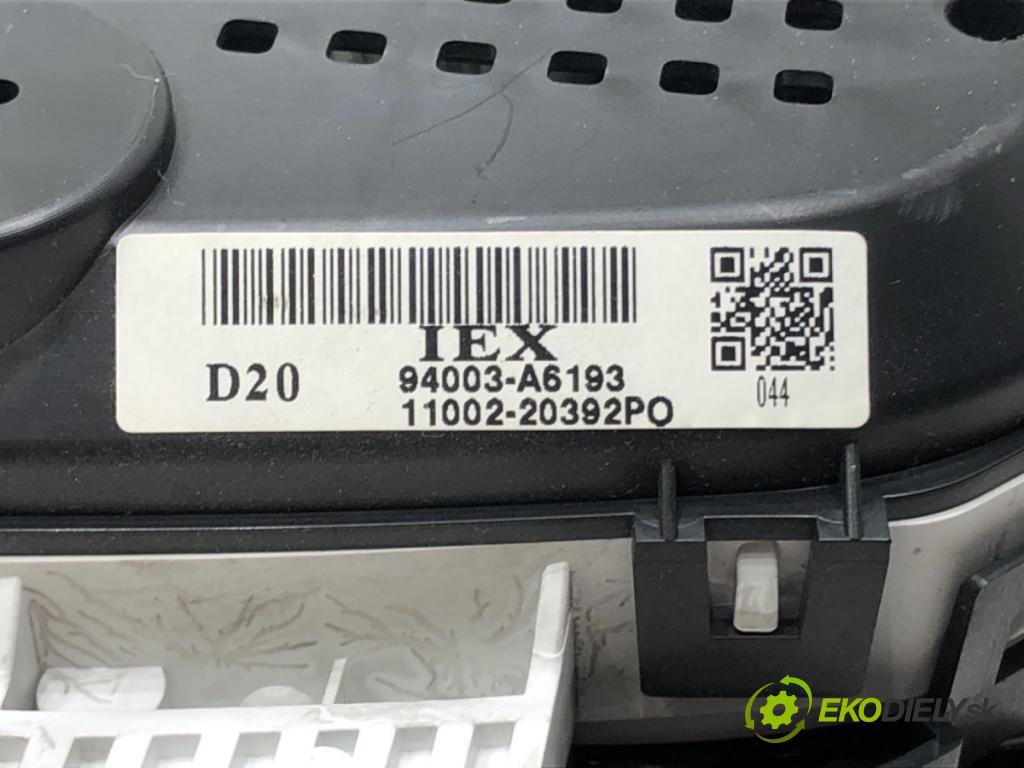 HYUNDAI i30 (GD) 2011 - 2022    1.6 88 kW [120 KM] benzyna 2012 - 2016  Prístrojovka 94003-A6193 (Prístrojová doska, displej)