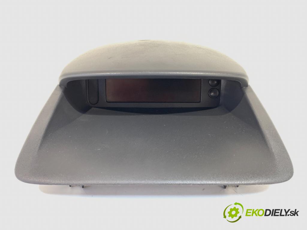 RENAULT CLIO III liftback 2009 74 kW 1.2 16V (BR0P, CR0P) 1149 Dislpej 280340017R (Prístrojová doska, displej)