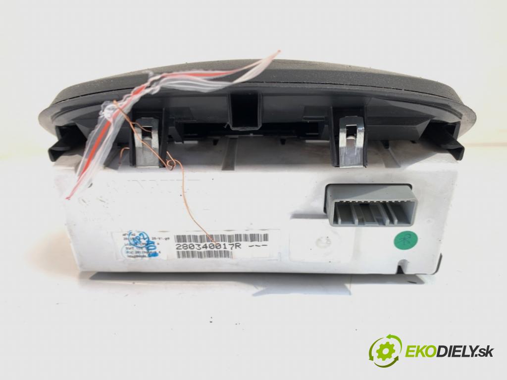 RENAULT CLIO III liftback 2009 74 kW 1.2 16V (BR0P, CR0P) 1149 Dislpej 280340017R (Prístrojová doska, displej)