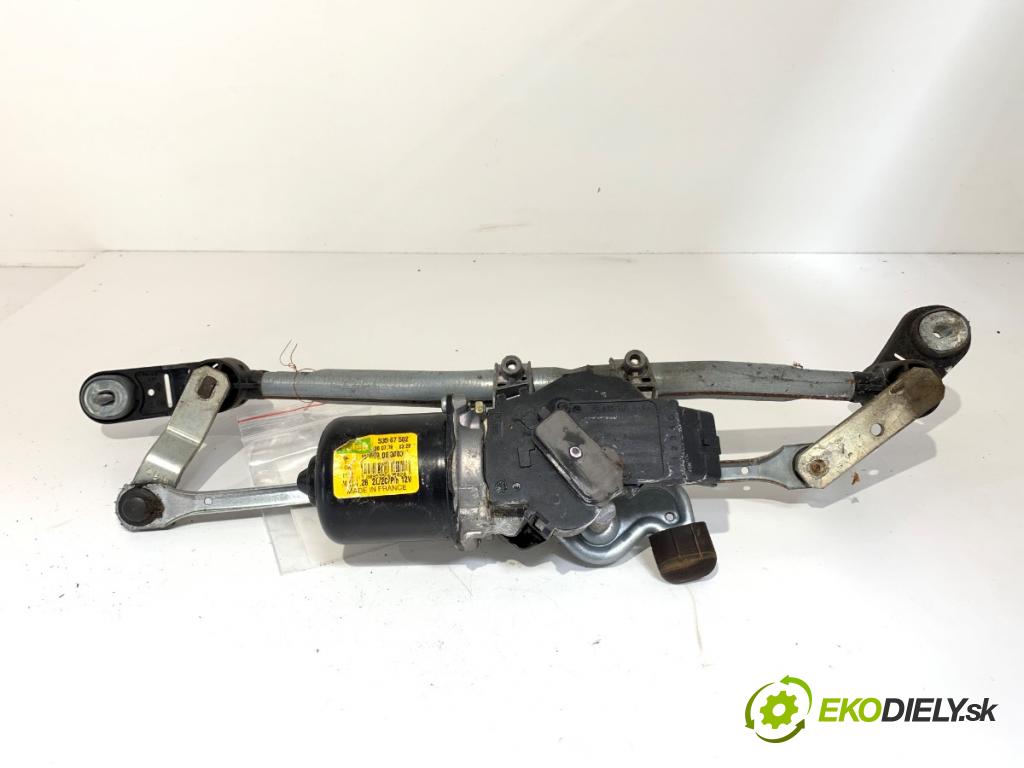 RENAULT CLIO III liftback 2009 74 kW 1.2 16V (BR0P, CR0P) 1149 Mechanizmus stieračov predný 54523631 (Motorček stieračov predný)