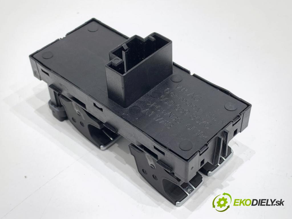 VW GOLF VII (5G1, BQ1, BE1, BE2) 2012 - 2022    1.4 TSI 90 kW [122 KM] benzyna 2012 - 2022  přepínač oken 5G0959857C (Ovládaní topení a přepínače)