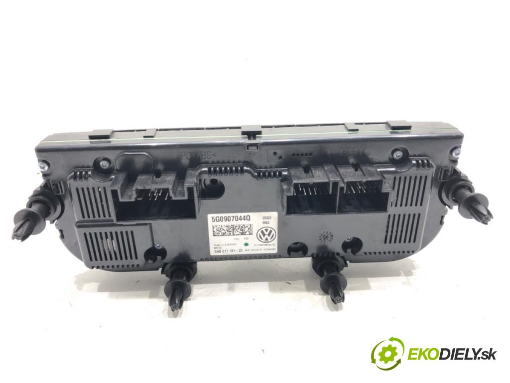 VW GOLF VII (5G1, BQ1, BE1, BE2) 2012 - 2022    1.4 TSI 90 kW [122 KM] benzyna 2012 - 2022  Panel ovládania kúrenia 5G0907044Q (Prepínacie páčky pod volantom)