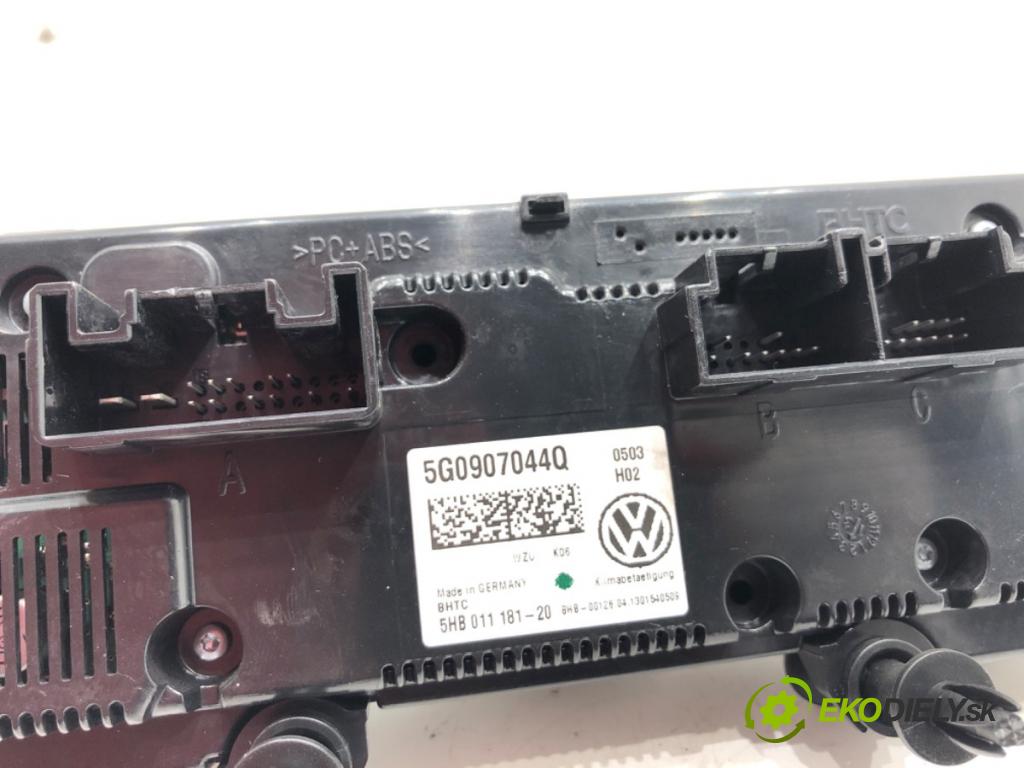 VW GOLF VII (5G1, BQ1, BE1, BE2) 2012 - 2022    1.4 TSI 90 kW [122 KM] benzyna 2012 - 2022  Panel ovládania kúrenia 5G0907044Q (Prepínacie páčky pod volantom)