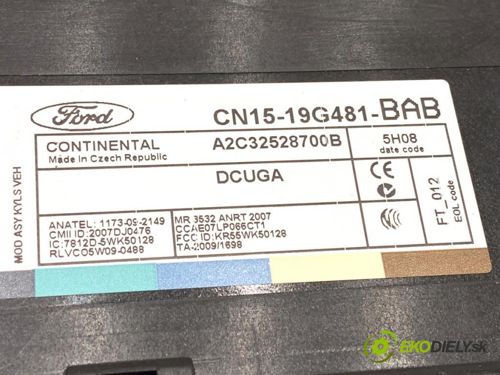 FORD ECOSPORT 2011 - 2022    1.0 EcoBoost 92 kW [125 KM] benzyna 2013 - 2022  modul komfortu CN15-19G481-BAB (Moduly komfortu)