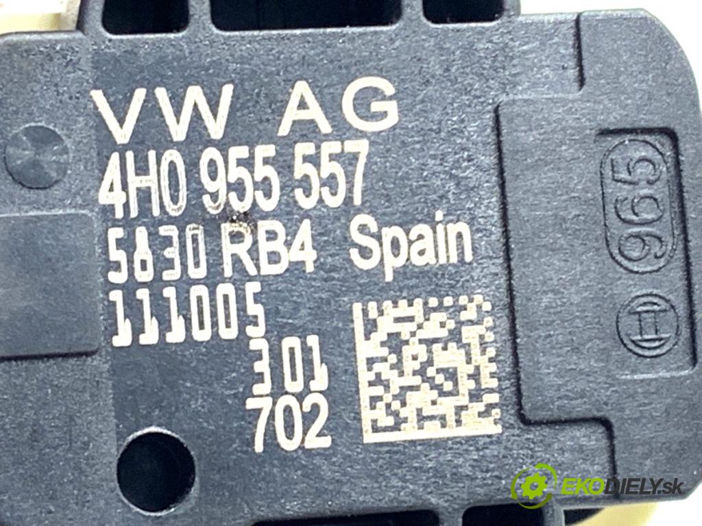 AUDI A6 C7 (4G2, 4GC) 2010 - 2018    3.0 TDI quattro 180 kW [245 KM] olej napędowy 2011 - 2018  Snímač nárazu 4H0955557 (Snímač nárazu)