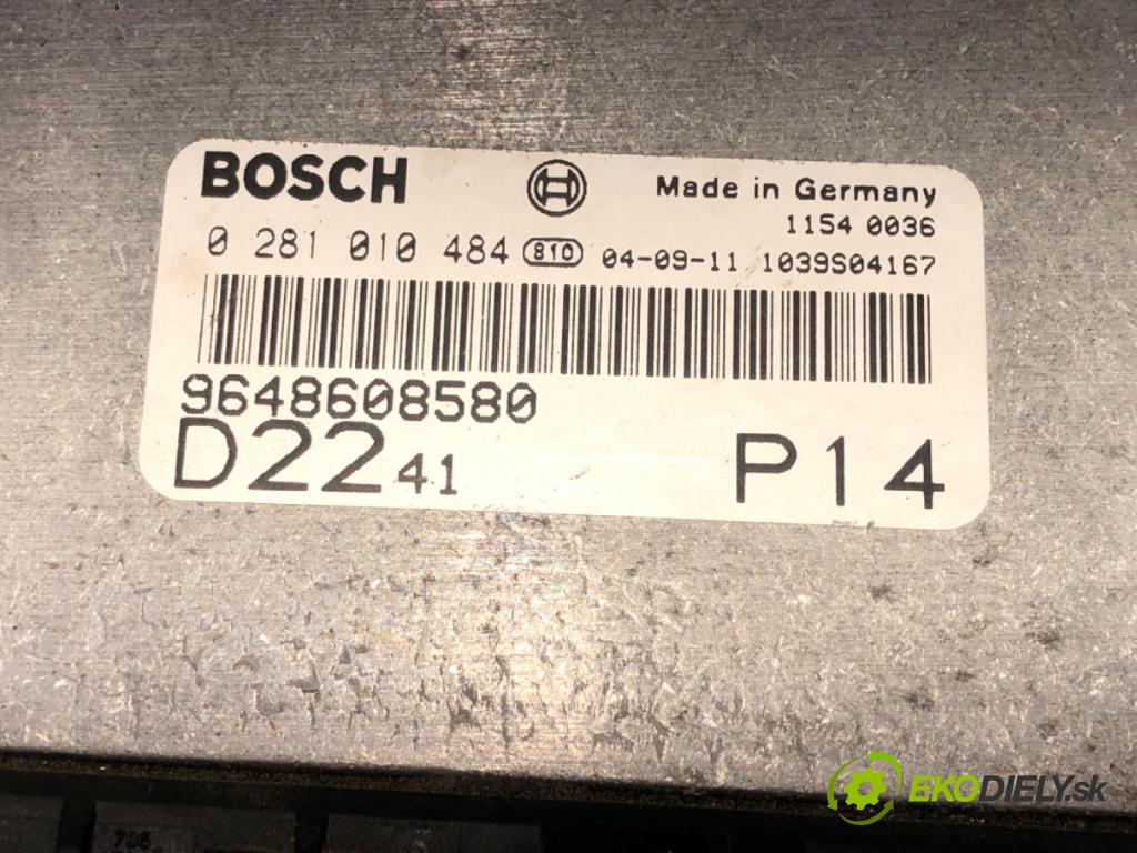 CITROEN JUMPER Autobus (244, Z_) 2002 - 2022    2.2 HDi 74 kW [101 KM] olej napędowy 2002 - 2022  riadiaca jednotka Motor 9648608580 (Riadiaca jednotka)