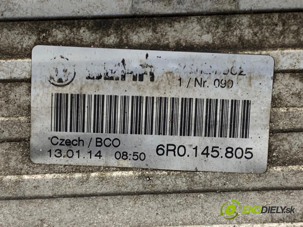 SKODA RAPID (NA2) 2011 - 2022    1.6 TDI 77 kW [105 KM] olej napędowy 2011 - 2013  intercooler 6R0145805 (Chladiče nasávaného vzduchu (intercoolery))
