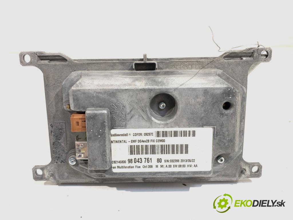 PEUGEOT 508 SW I Kombi 2013 120 kW 2.0 HDi RXH Hybrid4 1997 Dislpej 9804376180 (Prístrojová doska, displej)