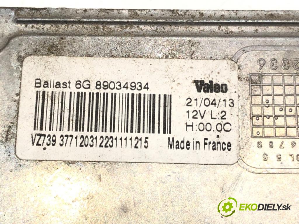 PEUGEOT 508 SW I (8E_) 2010 - 2018    2.0 HDi RXH Hybrid4 120 kW [163 KM] Hybryda silnik Diesla / elektryczny 2010 - 2018  Menič XENON 89034934 (Riadiaca jednotka xenónu)