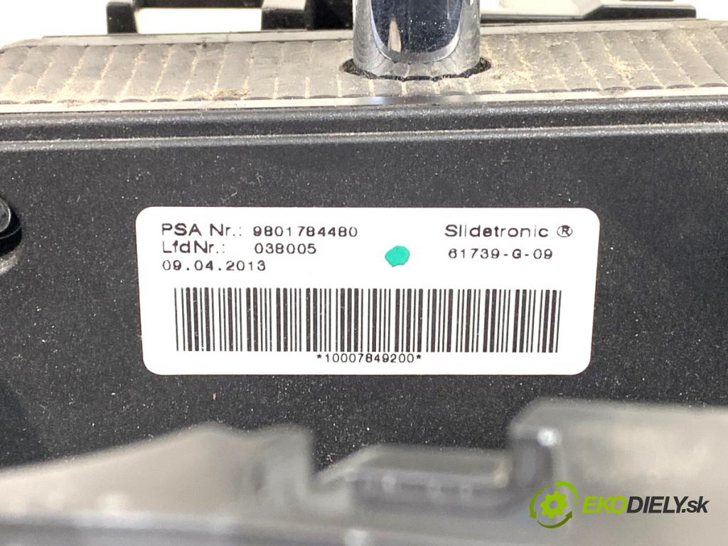 PEUGEOT 508 SW I Kombi 2013 120 kW 2.0 HDi RXH Hybrid4 1997 Kulisa 9801784480 (Rýchlostná páka (kulisa))