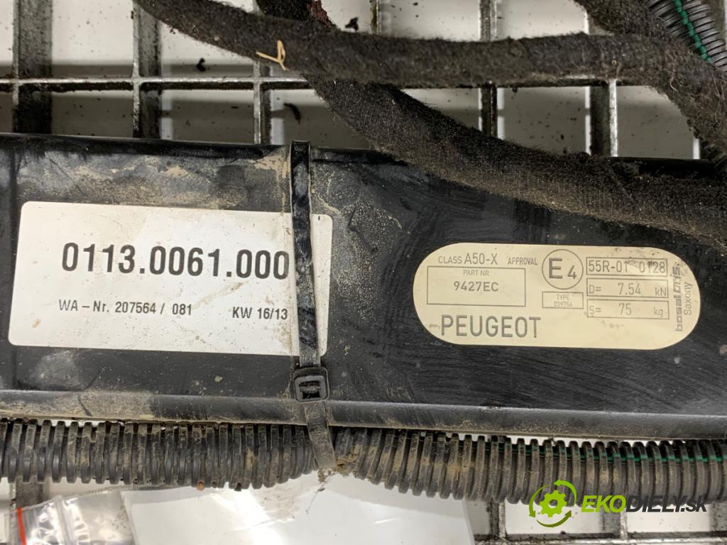 PEUGEOT 508 SW I (8E_) 2010 - 2018    2.0 HDi RXH Hybrid4 120 kW [163 KM] Hybryda silnik Diesla / elektryczny 2010 - 2018  Hák tažné zařízení 9427EC (Tažná zařízení)