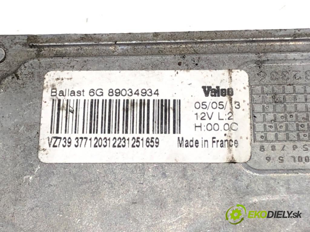 PEUGEOT 508 SW I (8E_) 2010 - 2018    2.0 HDi RXH Hybrid4 120 kW [163 KM] Hybryda silnik Diesla / elektryczny 2010 - 2018  Menič XENON 89034934 (Riadiaca jednotka xenónu)
