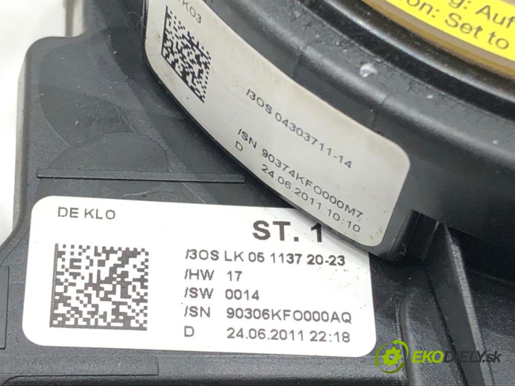 AUDI A4 B8 sedan 2011 176 kW 3.0 TDI quattro 2967 Krúžok, slimák airbag 8K0953568F (Airbag)