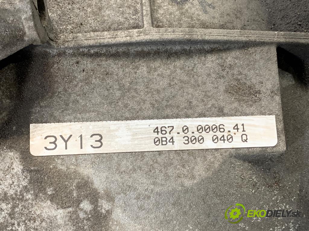 AUDI A4 B8 (8K2) 2007 - 2015    3.0 TDI quattro 176 kW [240 KM] olej napędowy 2007 - 2012  Prevodovka 0B4300040Q (Prevodovka)