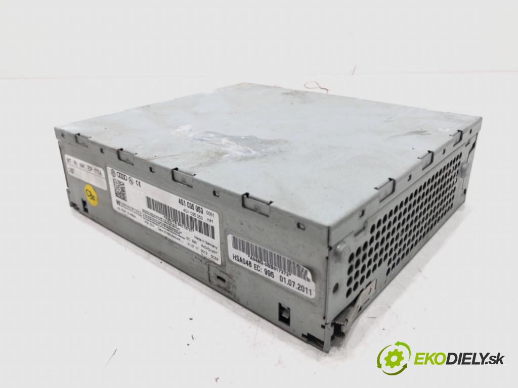 AUDI A4 B8 sedan 2011 176 kW 3.0 TDI quattro 2967 TUNER radia 4G1035053