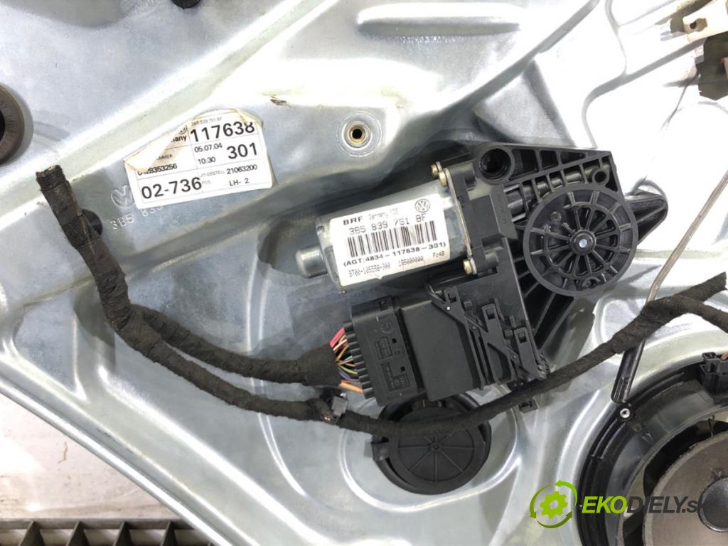 VW PASSAT B5.5 Variant (3B6) 2000 - 2005    1.9 TDI 96 kW [130 KM] olej napędowy 2000 - 2005  mechanismus okna levý zadní část 3B5839751BF